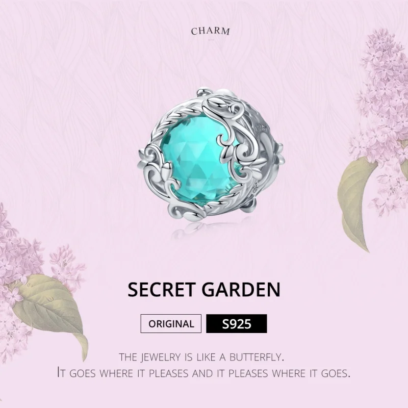 (image for) Pandora Style Silver Secret Garden Charm - BSC105 - View 6