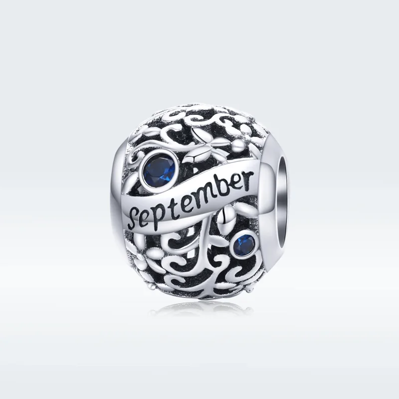 (image for) Pandora Style Silver September Birthstone Charm - SCC1385-9 - View 5