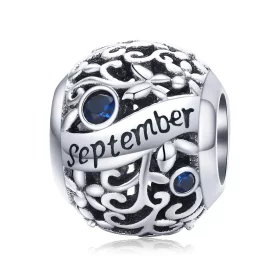Pandora Style Silver September Birthstone Charm - SCC1385-9 Pandora Style Silver September Birthstone Charm - SCC1385-9
