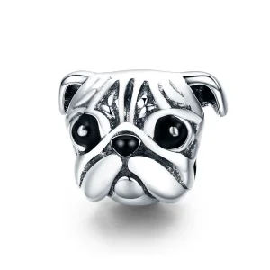 (image for) Pandora Style Silver Shar-Pei Dog Charm - SCC834