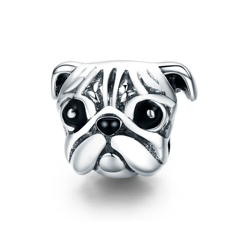 (image for) Pandora Style Silver Shar-Pei Dog Charm - SCC834 - Product Image