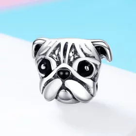 Pandora Style Silver Shar-Pei Dog Charm - SCC834 Pandora Style Silver Shar-Pei Dog Charm - SCC834
