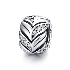 (image for) Pandora Style Silver Shining Wheat Ears Charm - SCC1614