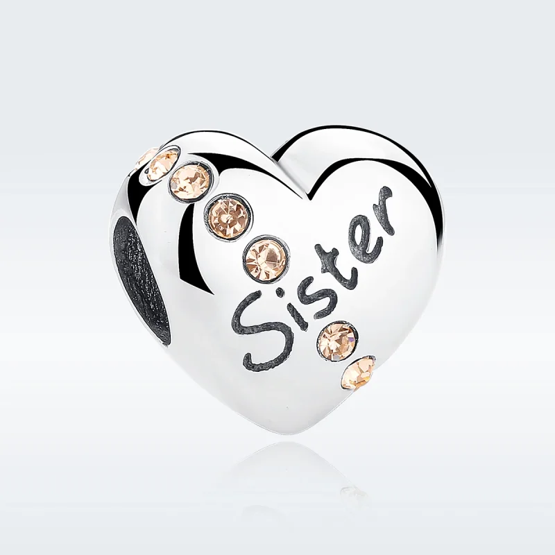 (image for) Pandora Style Silver Sister Charm - SCC008 - View 5