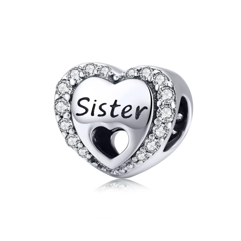 (image for) Pandora Style Silver Sister Charm - SCC1141 - Product Image