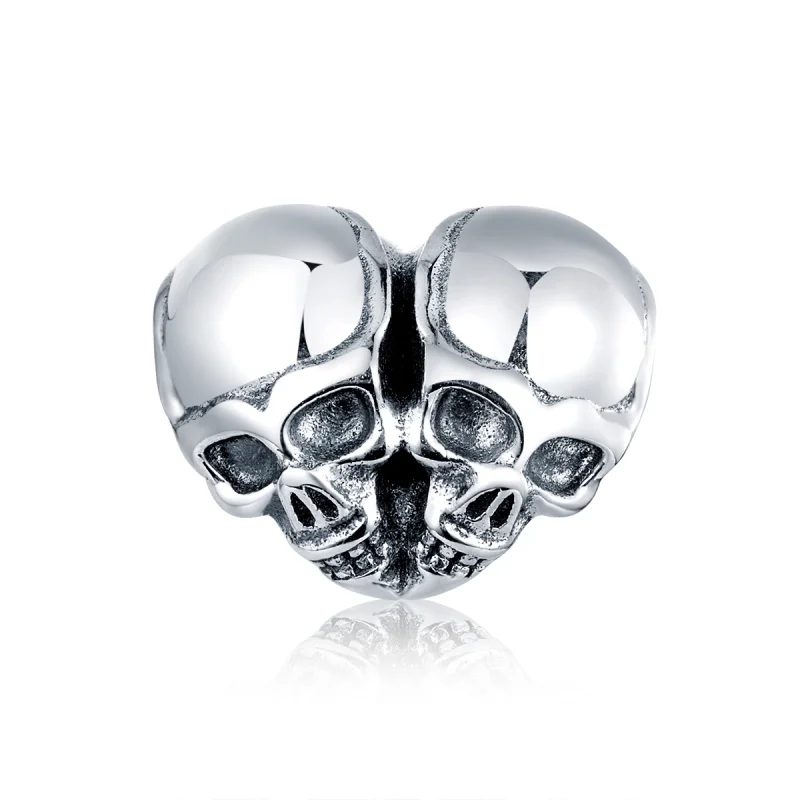 (image for) Pandora Style Silver Skulls Charm - SCC1519 - Product Image