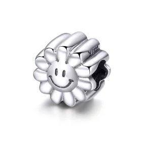 Pandora Style Silver Smiling Sun Charm - SCC901 Pandora Style Silver Smiling Sun Charm - SCC901