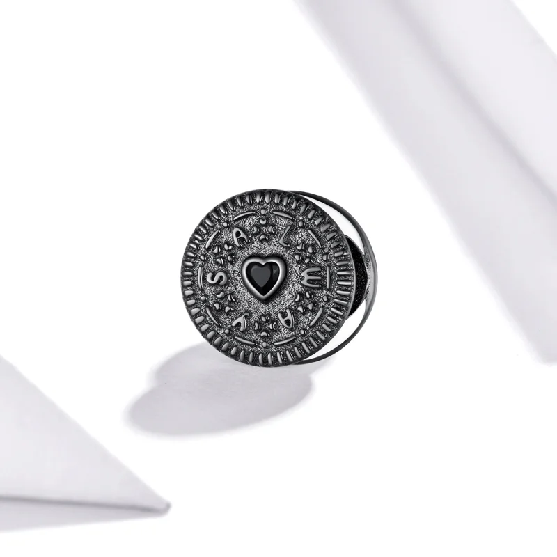 (image for) Pandora Style Silver Sndwich Biscuit Charm - BSC352 - View 2