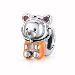 (image for) Pandora Style Silver Space Bear Charm - SCC1693