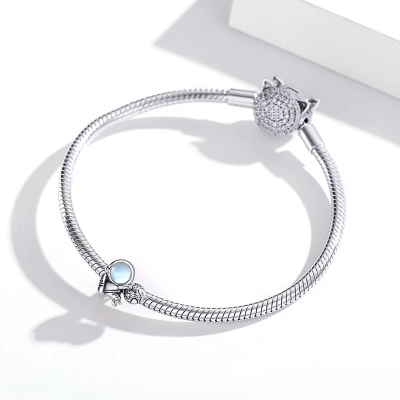 (image for) Pandora Style Silver Space Walk Charm - SCC1694 - View 3