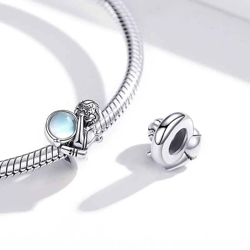 (image for) Pandora Style Silver Space Walk Charm - SCC1694 - View 4