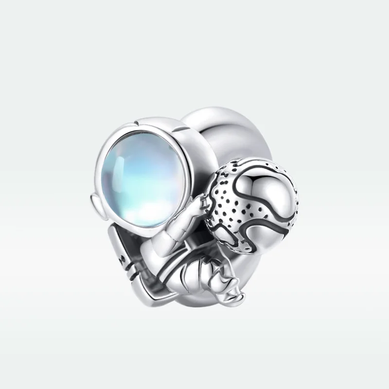 (image for) Pandora Style Silver Space Walk Charm - SCC1694 - View 5