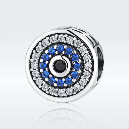 Pandora Style Silver Sparkle Eye Charm - SCC092
