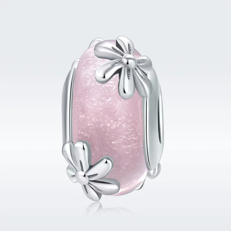 (image for) Pandora Style Silver Spring Flowers Charm - SCC860 - View 3