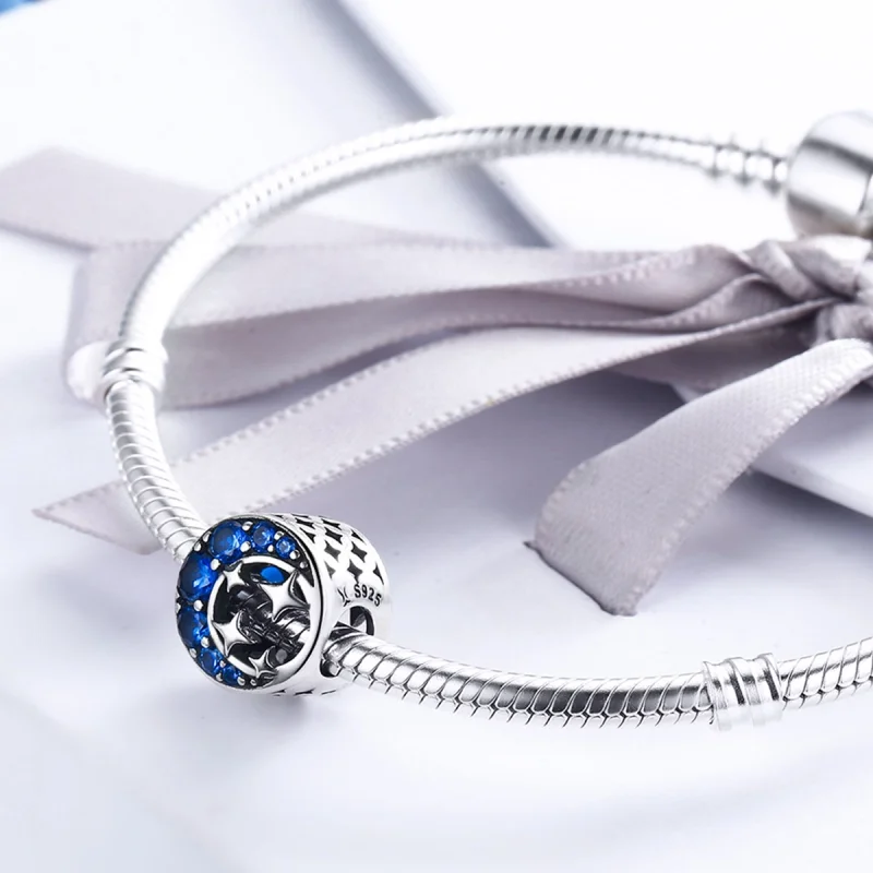 (image for) Pandora Style Silver Star Moon Myth Charm - SCC184 - View 4