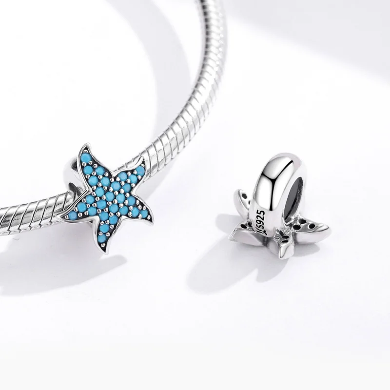 (image for) Pandora Style Silver Starfish Charm - SCC1313 - View 5