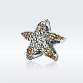 Pandora Style Silver Starfish Charm - SCC586 Pandora Style Silver Starfish Charm - SCC586