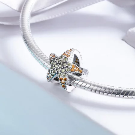 Pandora Style Silver Starfish Charm - SCC586