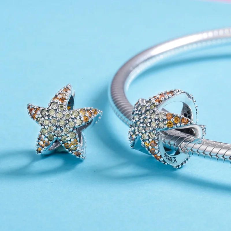 (image for) Pandora Style Silver Starfish Charm - SCC586 - View 5