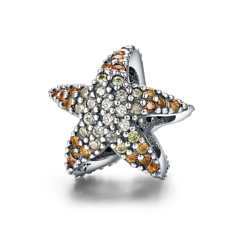 (image for) Pandora Style Silver Starfish Charm - SCC586 - Product Image