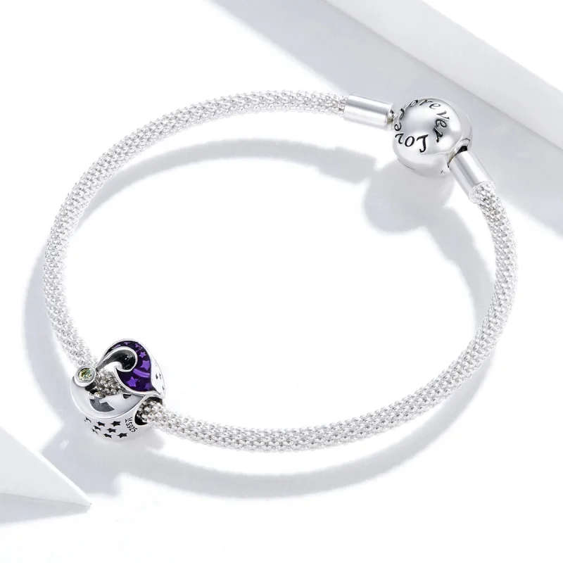 (image for) Pandora Style Silver Starry Charm - SCC1618 - View 3