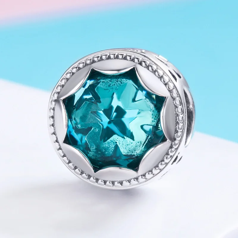 (image for) Pandora Style Silver Starry Sky Charm - SCC692 - View 3