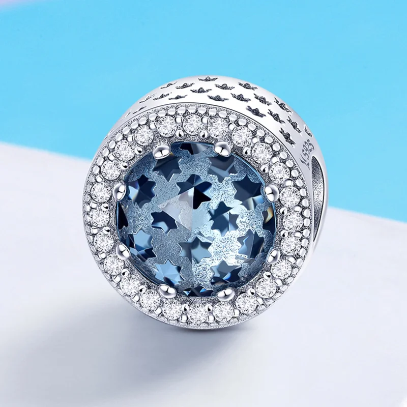 (image for) Pandora Style Silver Starry Sky Charm - SCC730 - View 4