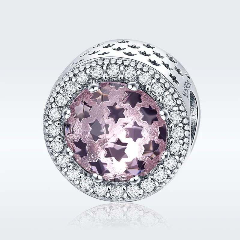 (image for) Pandora Style Silver Starry Sky Charm - SCC731 - View 3