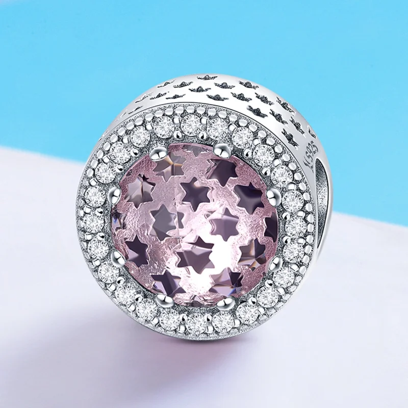 (image for) Pandora Style Silver Starry Sky Charm - SCC731 - View 4