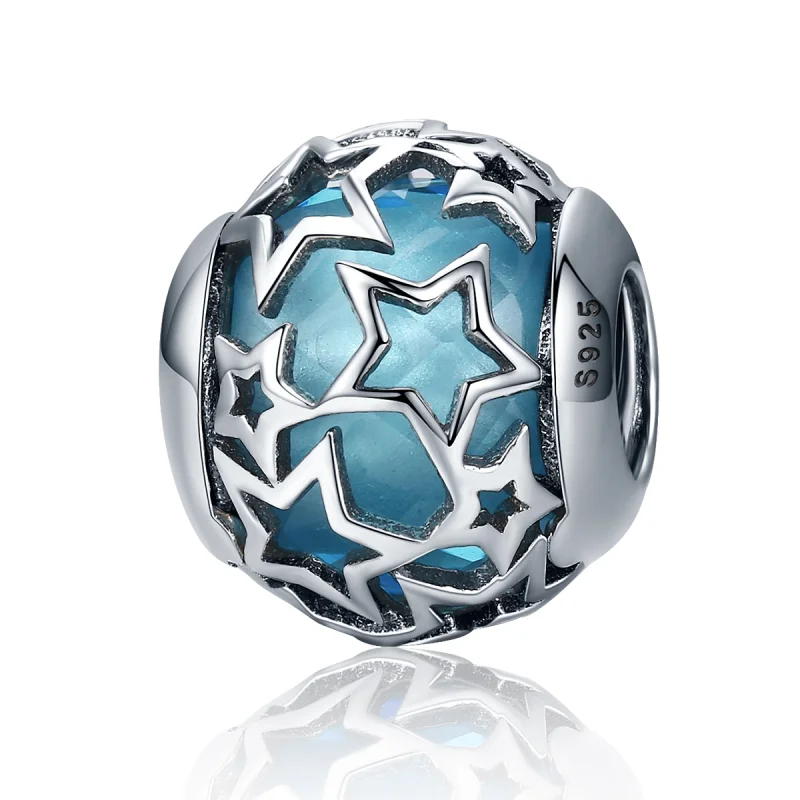 (image for) Pandora Style Silver Stars Charm - SCC411 - Product Image