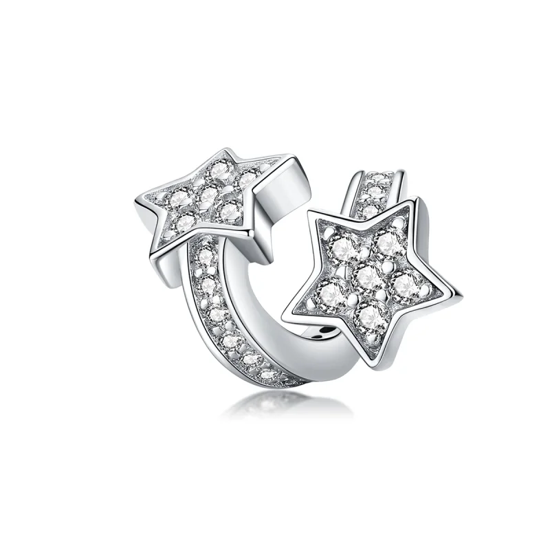 (image for) Pandora Style Silver Stars Dated Each Other Charm - SCC1244 - Product Image