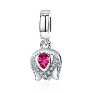 (image for) Pandora Style Silver Story of Tulip Dangle - SCC1027