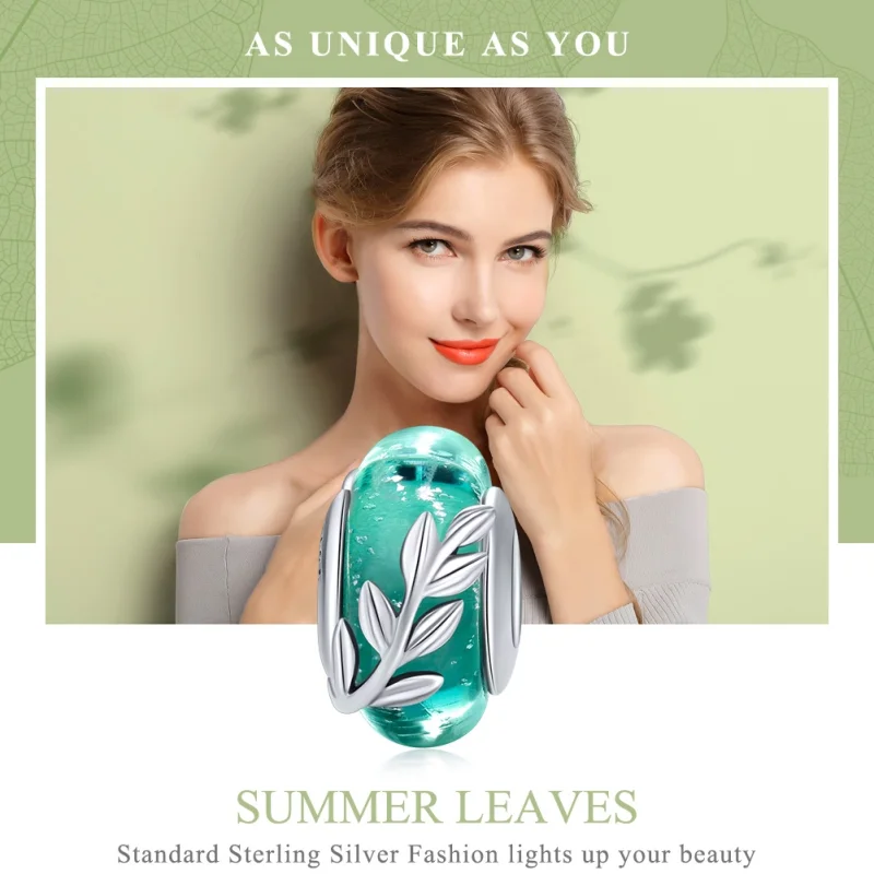 (image for) Pandora Style Silver Summer Branches Charm - SCC863 - View 6