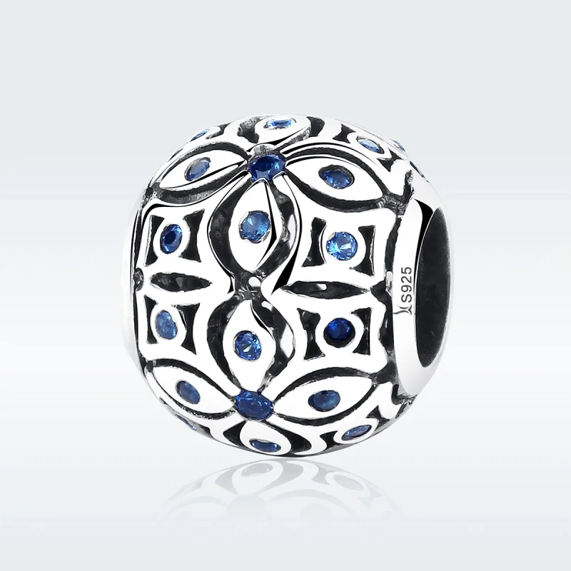 (image for) Pandora Style Silver Summer Flower Charm - SCC059 - Product Image