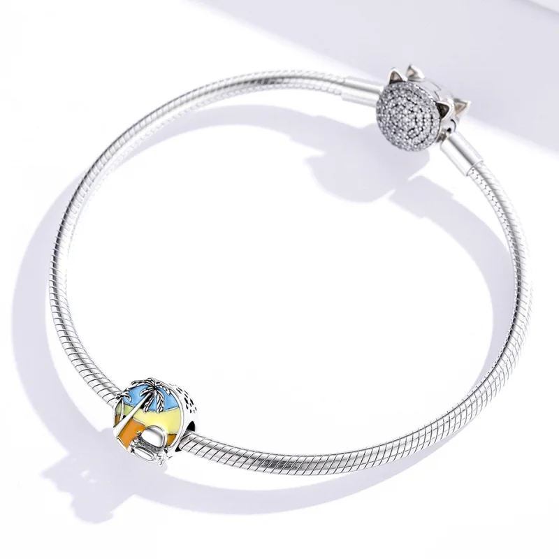 (image for) Pandora Style Silver Summer Journey Charm - SCC1530 - View 3
