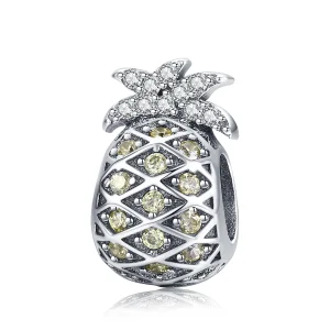 (image for) Pandora Style Silver Summer Pineapple Charm - SCC936