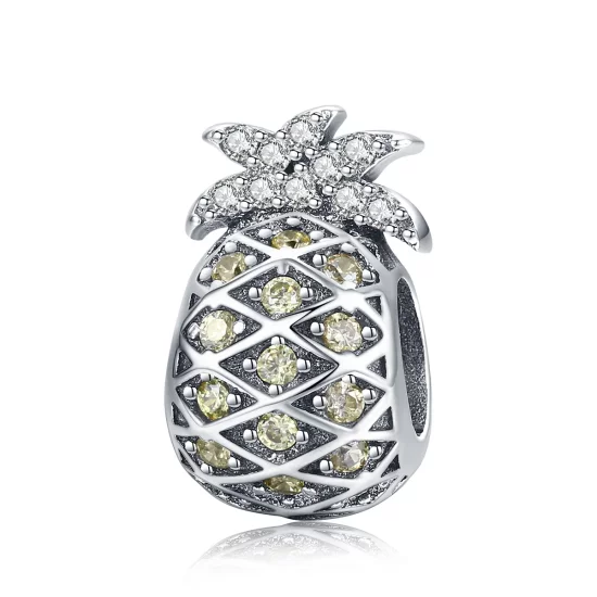Pandora Style Silver Summer Pineapple Charm - SCC936