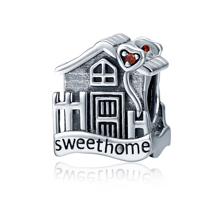 (image for) Pandora Style Silver Sweethome Charm - SCC416 - Product Image