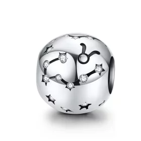 Pandora Style Silver Taurus Charm - SCC1218-2 Pandora Style Silver Taurus Charm - SCC1218-2