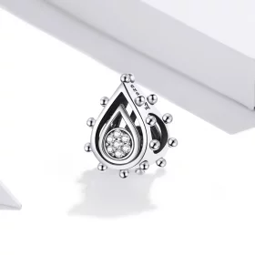 Pandora Style Silver Teardrop Charm - SCC1723 Pandora Style Silver Teardrop Charm - SCC1723