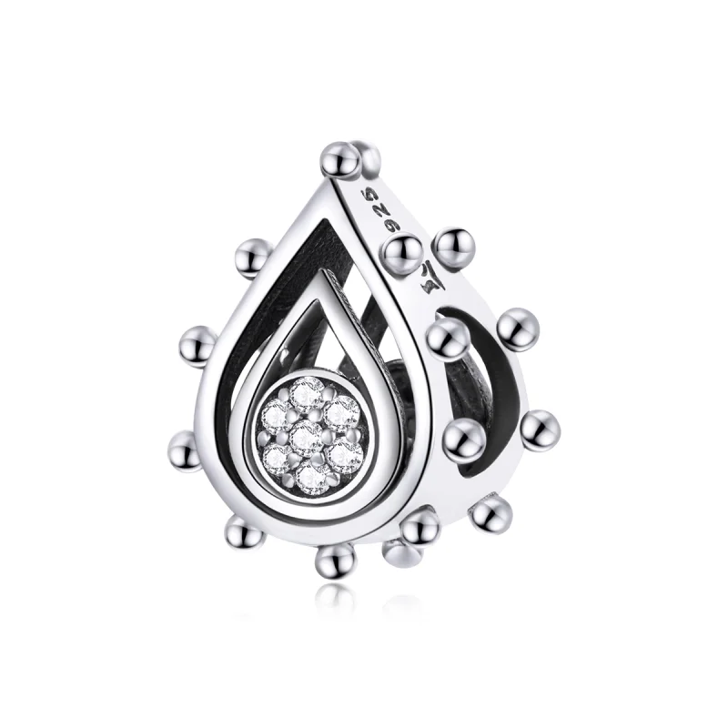 (image for) Pandora Style Silver Teardrop Charm - SCC1723 - Product Image