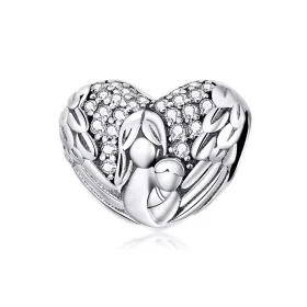 Pandora Style Silver Thank you & Love you Charm - SCC1462 Pandora Style Silver Thank you & Love you Charm - SCC1462