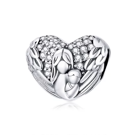 Pandora Style Silver Thank you & Love you Charm - SCC1462