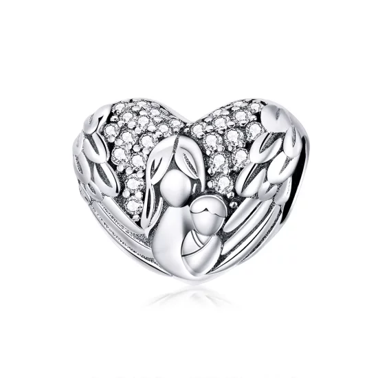 Pandora Style Silver Thank you & Love you Charm - SCC1462