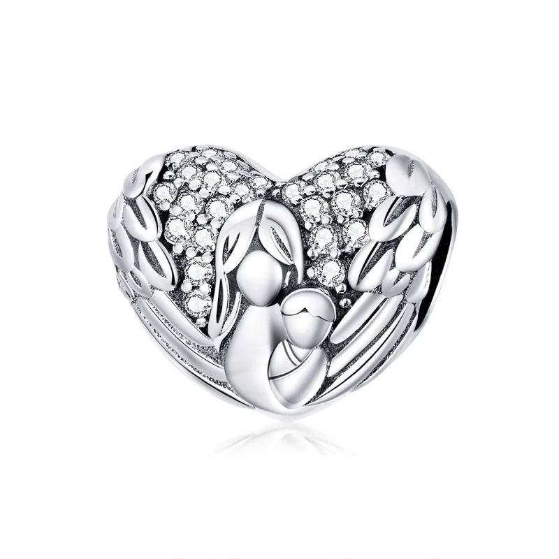 (image for) Pandora Style Silver Thank you & Love you Charm - SCC1462 - Product Image