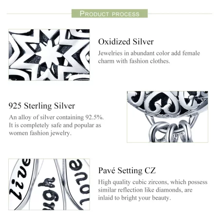 Pandora Style Silver The Life Charm - SCC1128