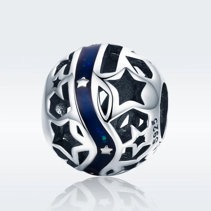 (image for) Pandora Style Silver The Shining Star River Charm - SCC640 - View 2