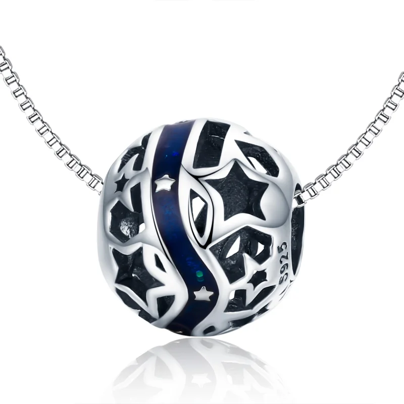 (image for) Pandora Style Silver The Shining Star River Charm - SCC640 - View 7