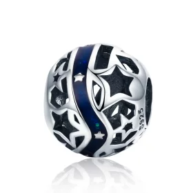 Pandora Style Silver The Shining Star River Charm - SCC640 Pandora Style Silver The Shining Star River Charm - SCC640