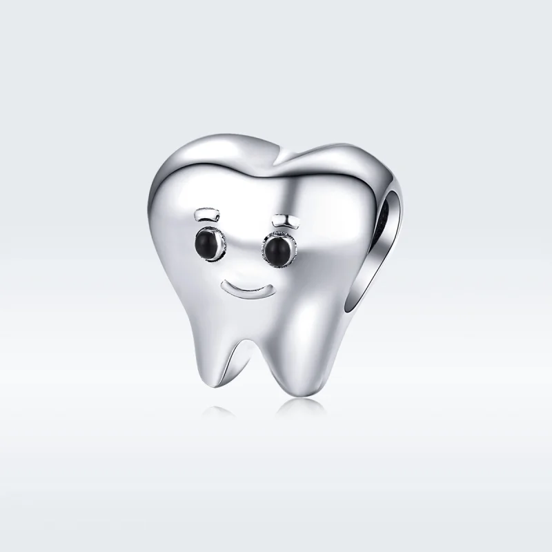 (image for) Pandora Style Silver Tooth Charm - SCC1401 - Product Image